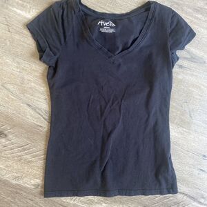 Aveto Black Short Sleeve T-Shirt Women’s Medium Casual Soft Tee